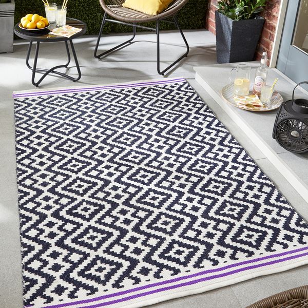 Aztec Outdoor - Grey Purple